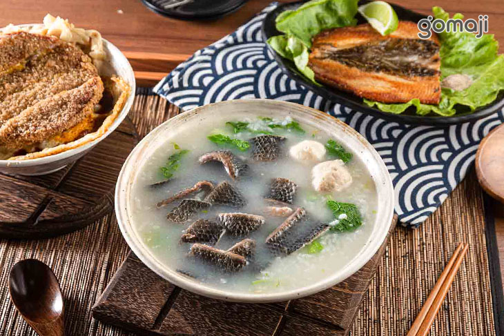 無刺司目魚皮粥
