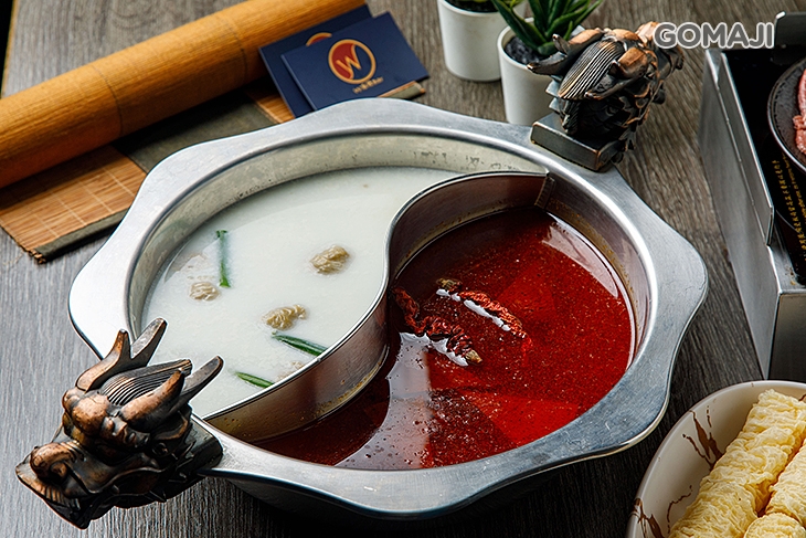 鴛鴦鍋(牛奶+麻辣)