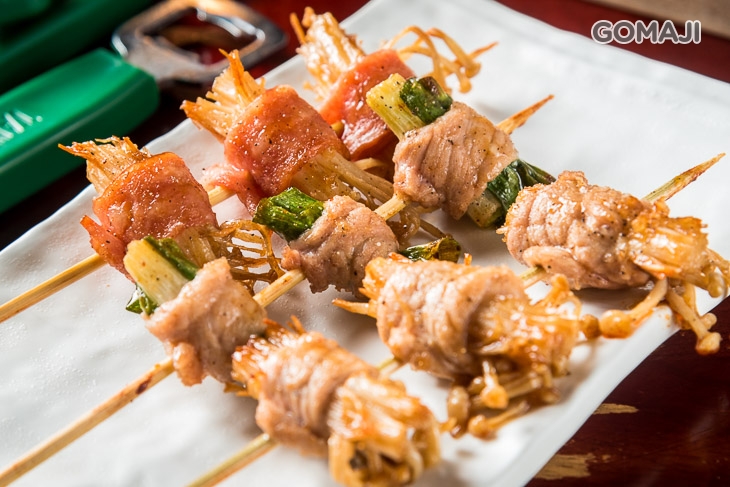  豬肉青蔥串,豬肉金針菇,培根金針菇