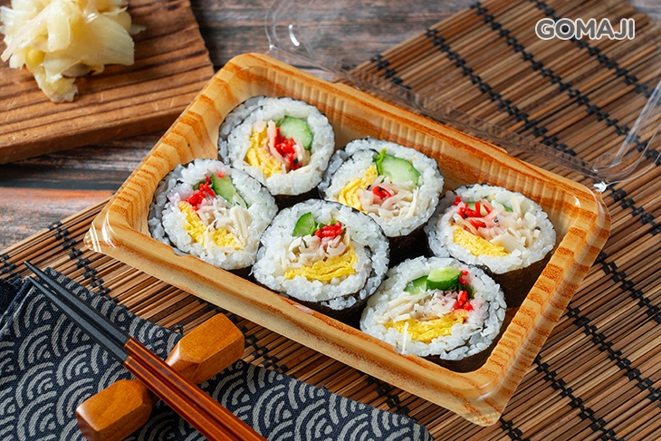 牛蒡絲鮮蔬卷壽司