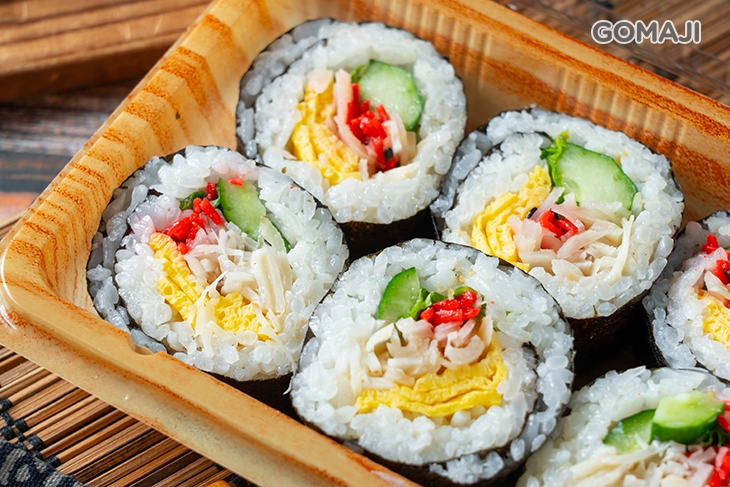 牛蒡絲鮮蔬卷壽司