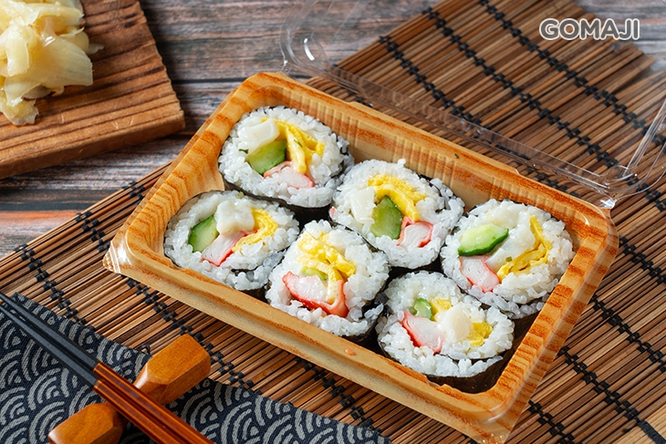 鮑魚沙拉捲壽司