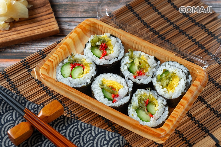 海帶芽鮮蔬捲壽司