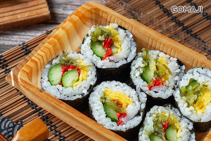 海帶芽鮮蔬捲壽司