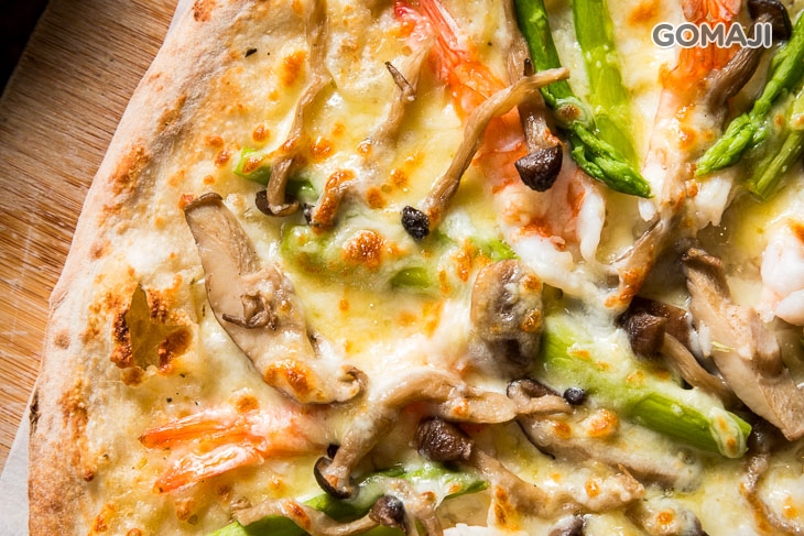 蘆筍鮮蝦炒鮮菇