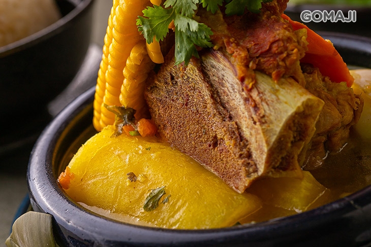 香料豚骨蔬菜湯