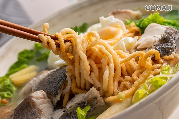 金目鱸魚鍋燒意麵