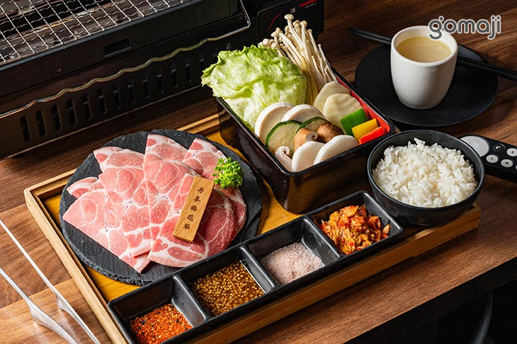 丹麥梅花豚肉套餐