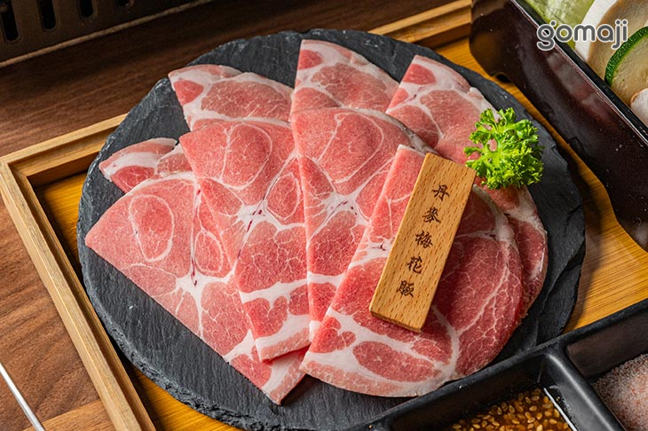 丹麥梅花豚肉套餐