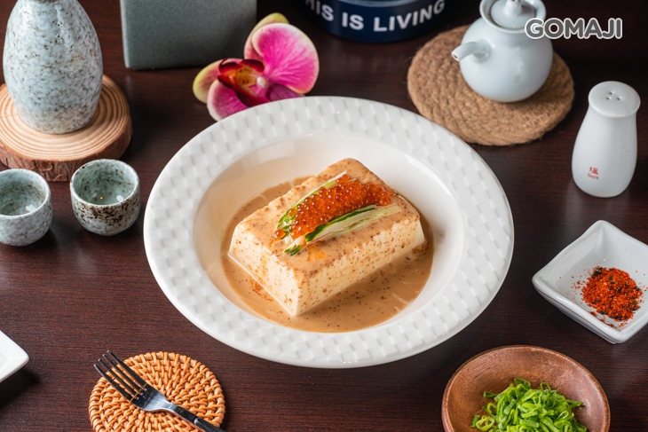 鮭魚卵胡麻豆腐