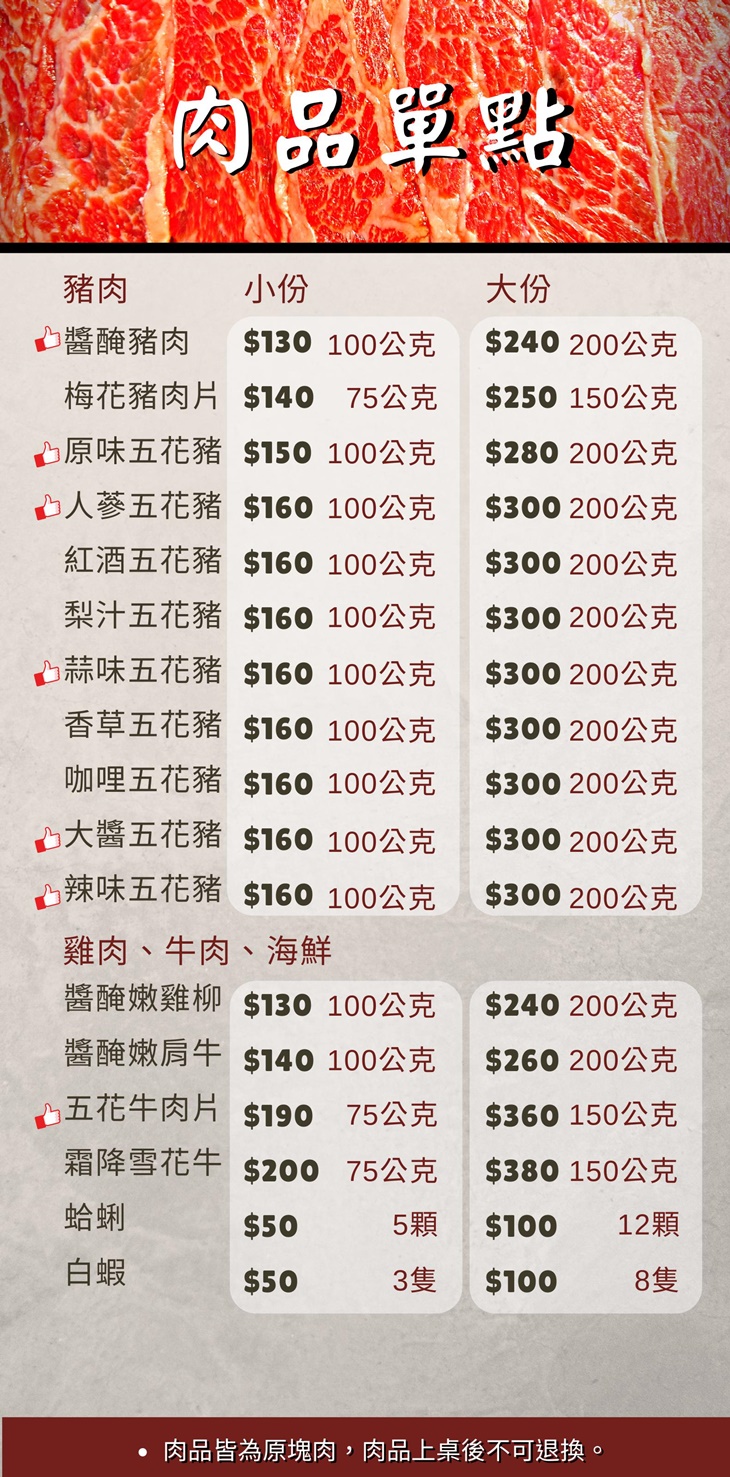 南大門韓式料理(新楠店) 菜單