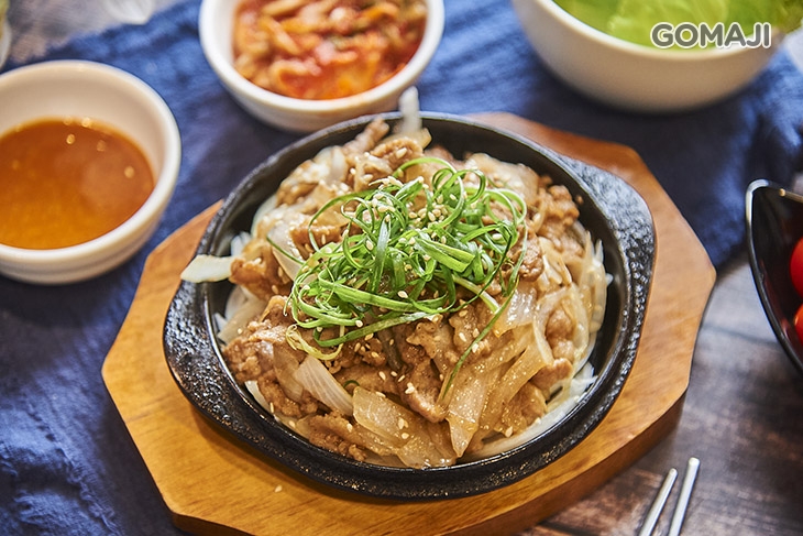 板烤梅花豬定食