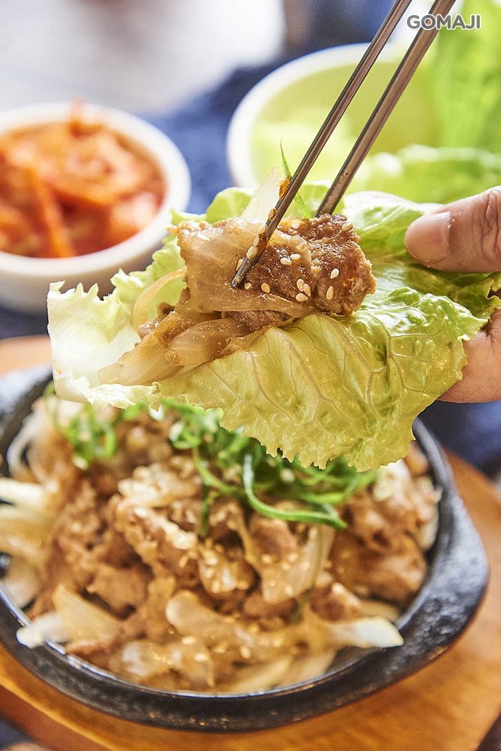 板烤梅花豬定食