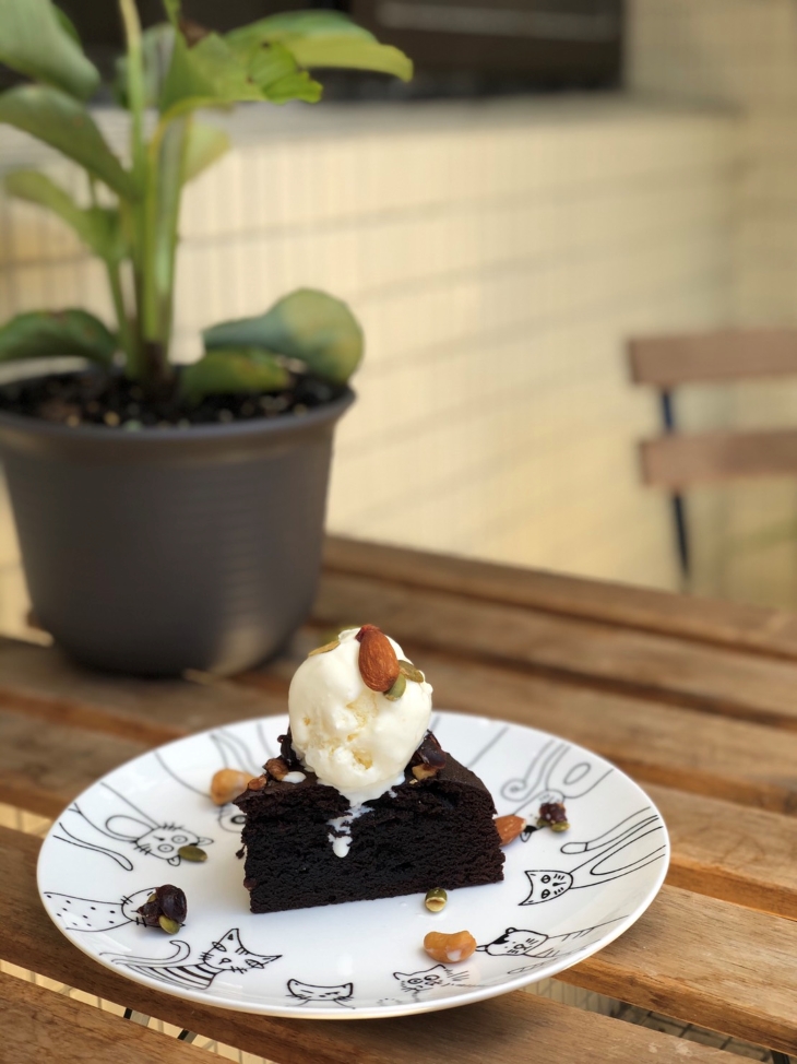 蘭姆酒香冰火布朗尼