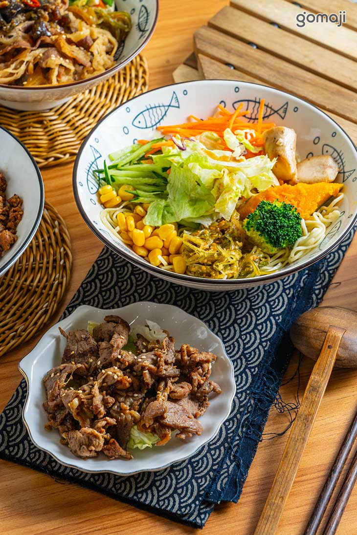 日式燒肉黃金涼麵
