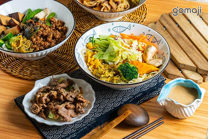 日式燒肉黃金涼麵