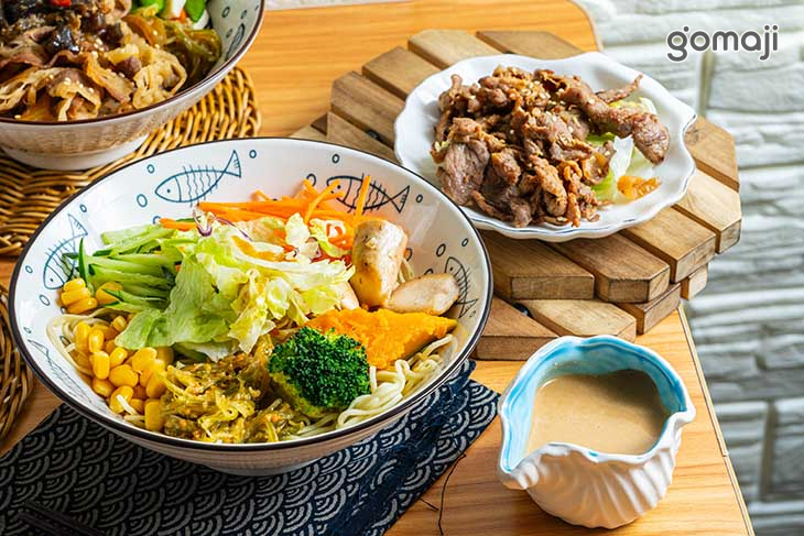 日式燒肉黃金涼麵