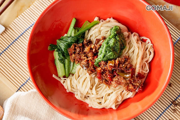 雙椒豬肉青醬拌麵