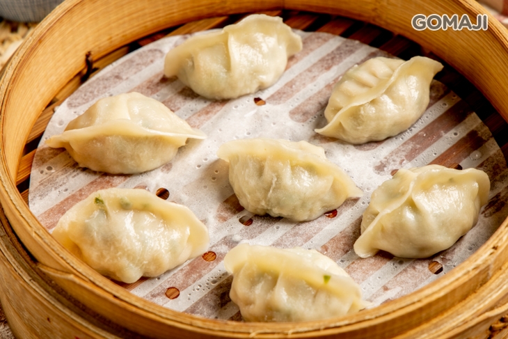 韭菜蒸餃