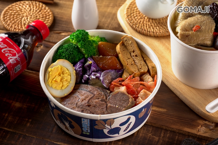 香滷牛板腱+ 煲湯1份 + 可樂