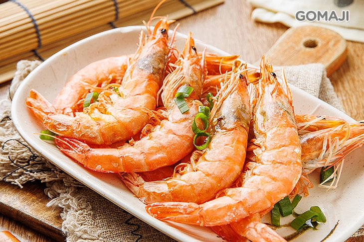 鹽烤野生大白蝦