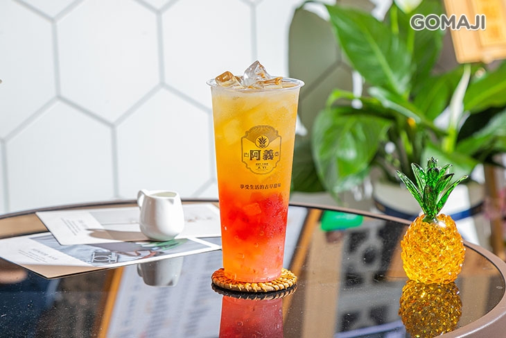 桂花酸梅蒟蒻飲