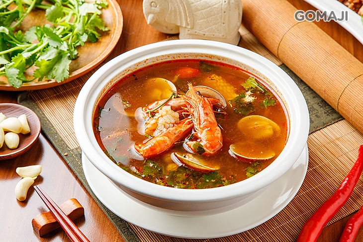 酸辣海鮮湯