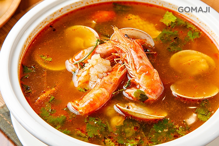 酸辣海鮮湯