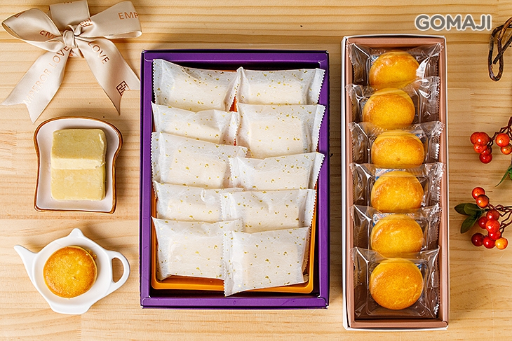 B.人氣肉鬆餅/冰饌綠豆糕二盒 