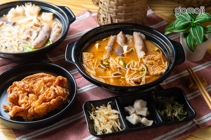 麻辣過橋米粉+炸蛋