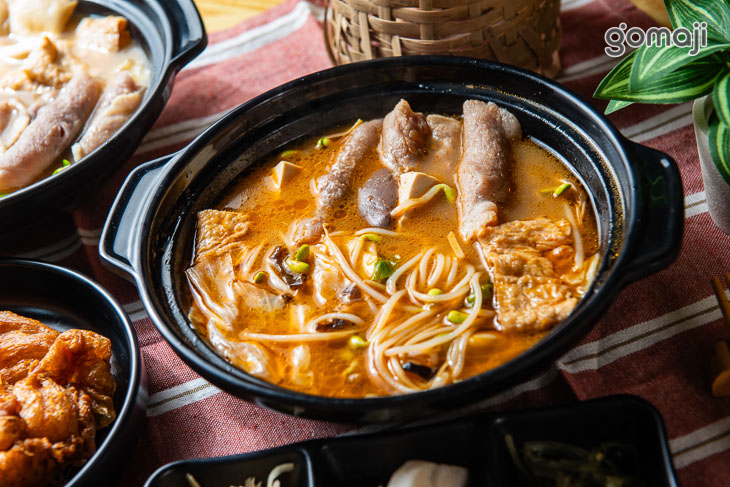 麻辣過橋米粉+炸蛋