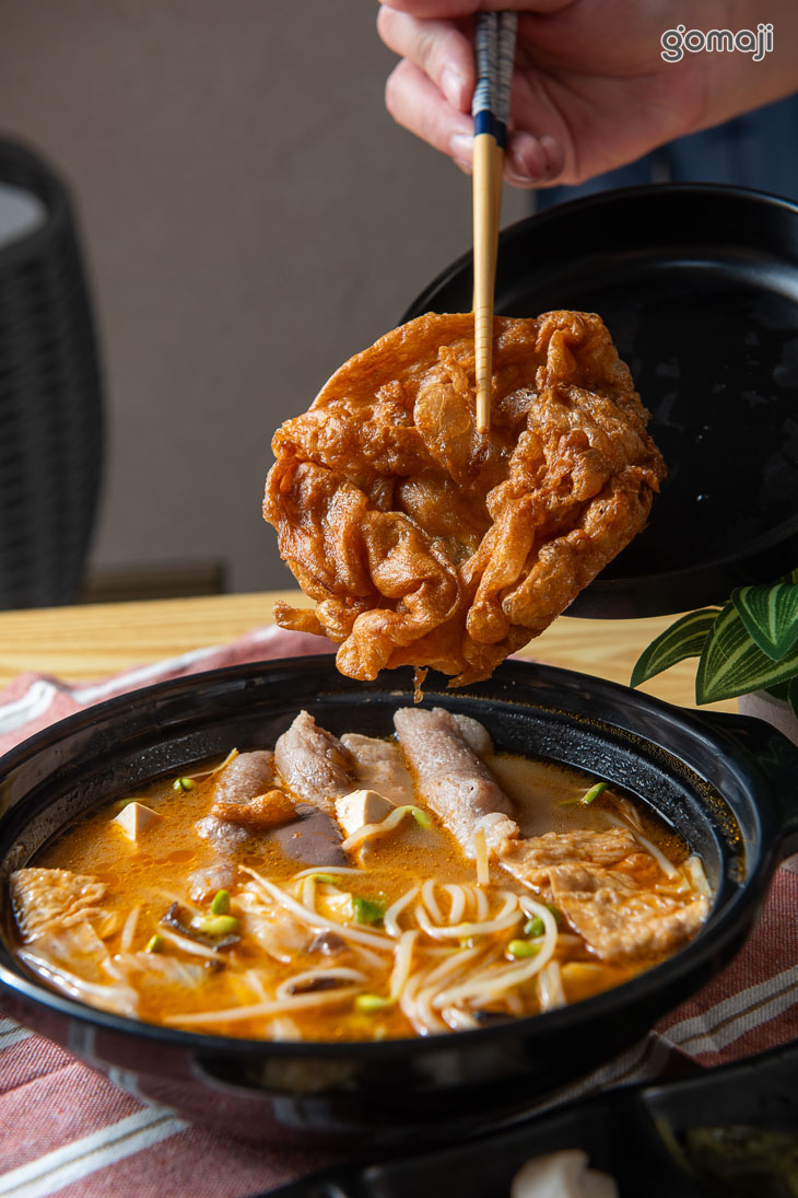 麻辣過橋米粉+炸蛋