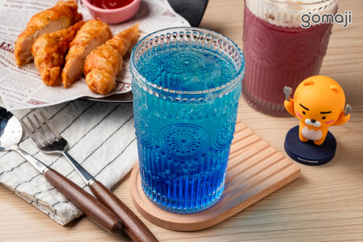 紫色夏威夷氣泡飲