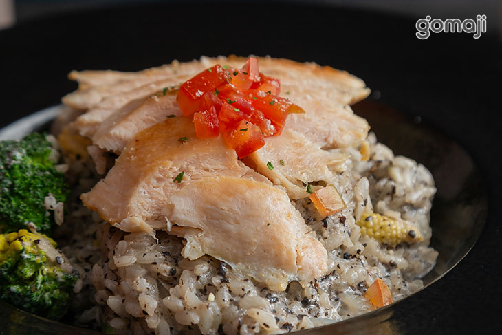 奶油松露舒肥雞胸燉飯
