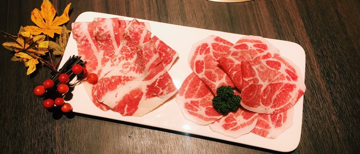 頂級雪花牛拼美國極黑豬梅花