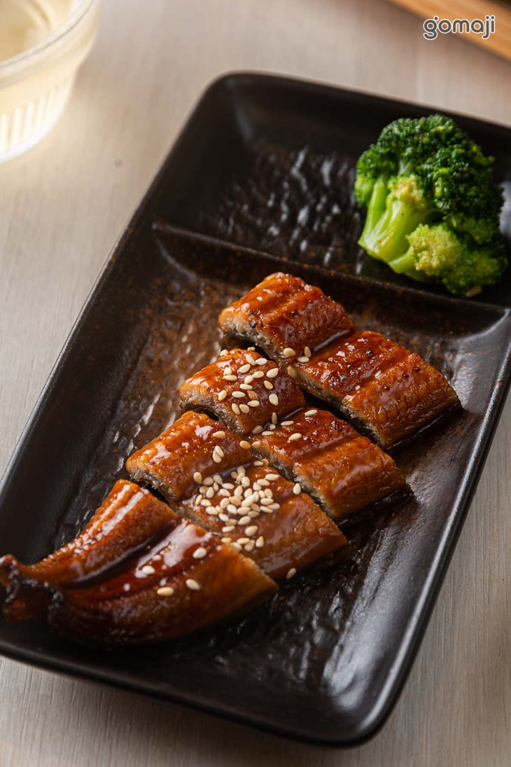 月見鰻魚烏冬