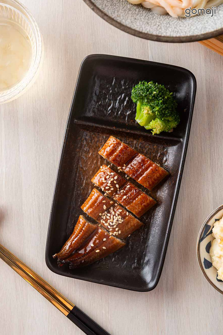 月見鰻魚烏冬