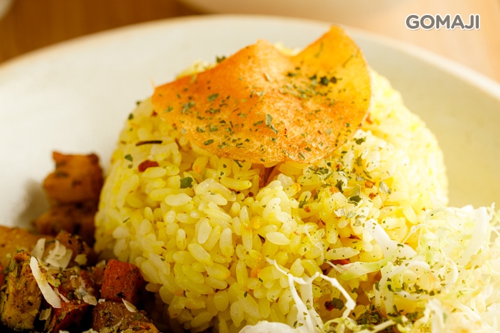 魔藥咖哩 什錦野菜炸蛋