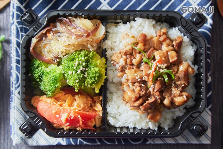 手切黑豬肉滷肉餐盒