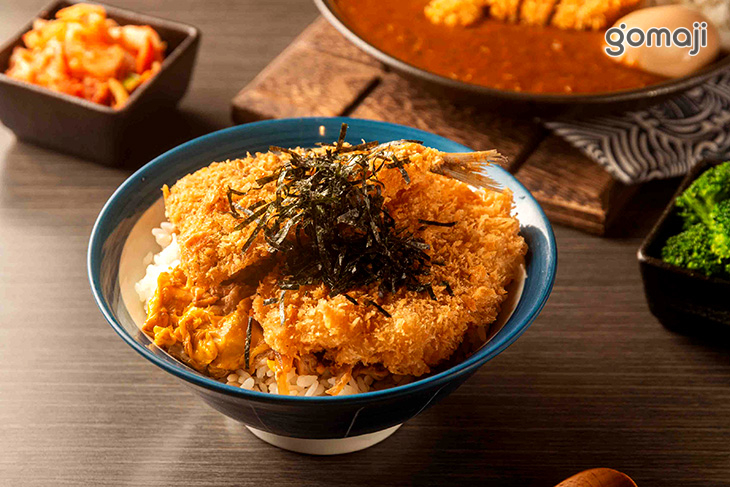竹夾雙魚丼
