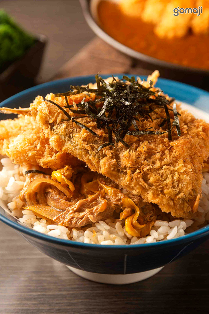 竹夾雙魚丼