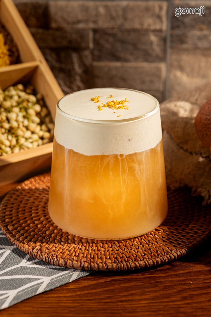 雪山海鹽奶蓋桂花烏龍