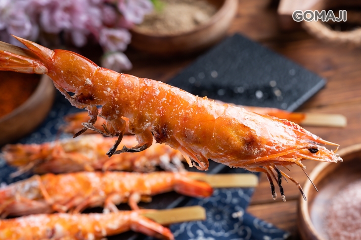 鹽烤白蝦