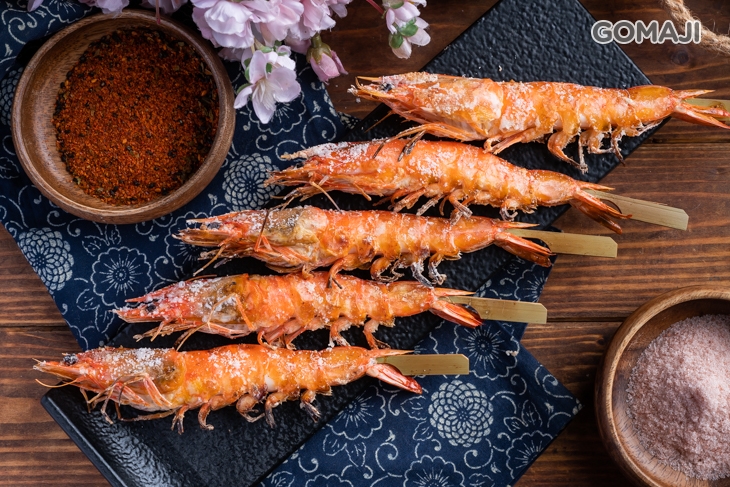 鹽烤白蝦