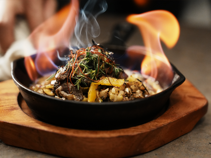  頂級炙燒骰子牛