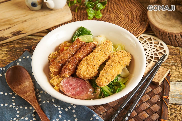 雞柳蝦捲飯
