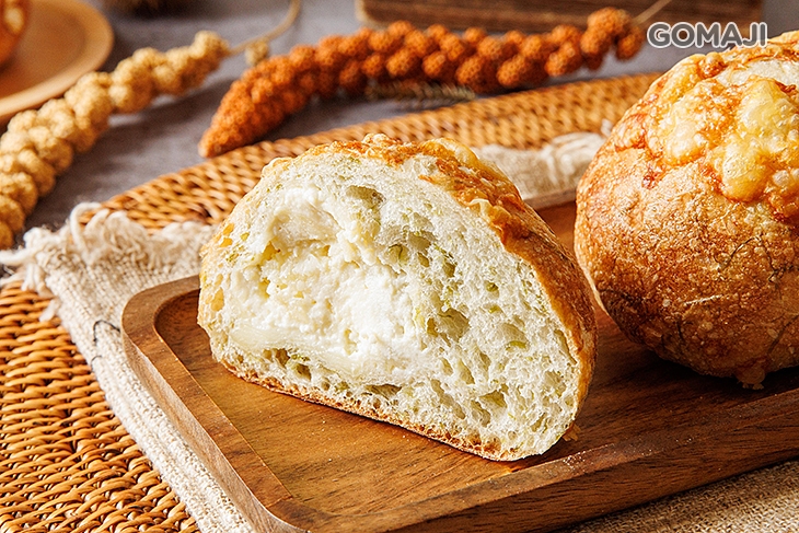 海菜飛魚起司麵包