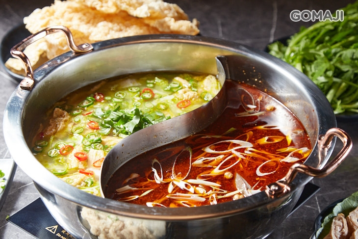 麻辣鍋+壽喜燒鍋