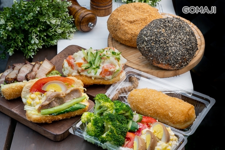 Hair禾日，營養三明治 & 甜甜圈。