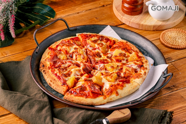 9吋厚Q皮Pizza一份夏威夷